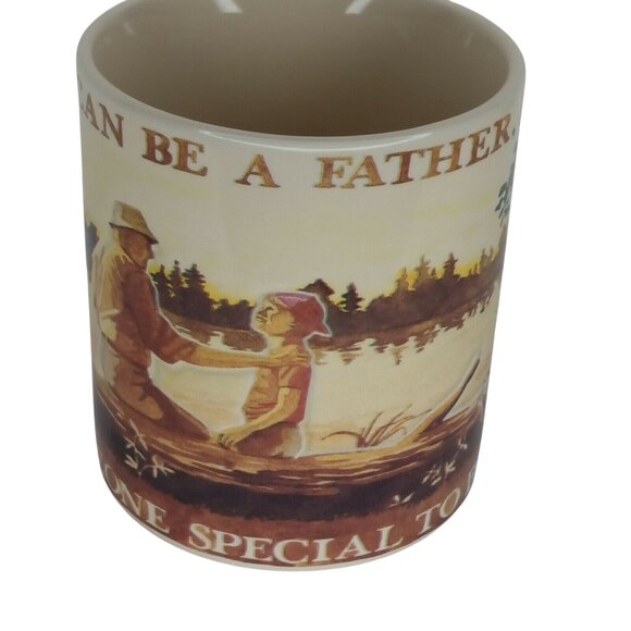 Anyone Can Be A Father Otagiri Ceramic Mug Figi Graphics Japan Vintage Dad Gift - Picture 2 of 6